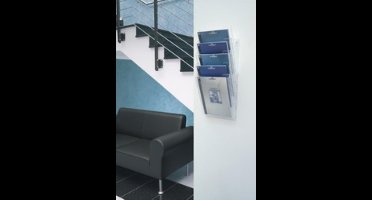 Durable COMBIBOXX A4 SET XL - 8586 858619 Folderhouder Transparant DIN A4 1 stuk(s) Aantal vakken: 5 (b x h x d) 242 x