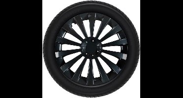 Wieldoppen set - 15 inch – Meridan zwart (4 stuks)