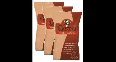 3x20 kg Cavom compleet pup/junior hondenvoer