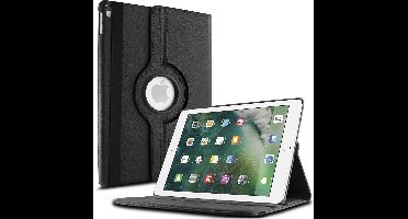 Hoes geschikt voor Apple iPad Mini (2019) / Mini 4 - Book Case 360 Graden Draaibare Cover - Zwart