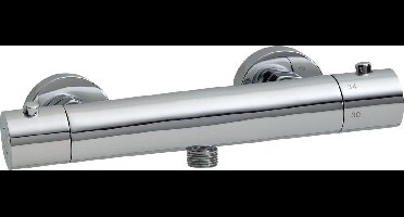 Wiesbaden Rio Thermostatische Douchemengkraan 15 cm. - Chroom
