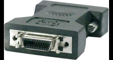 DELTACO DVI-8, DVI 18+1 pins adapter, DVI male naar HPCN20F, Zwart