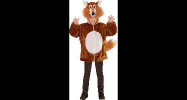 Vest met capuchon vos voor kinderen - Verkleedkleding - 86/92