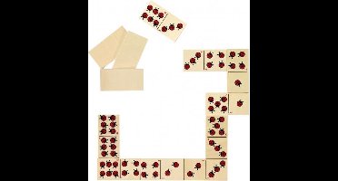 Goki Domino Lieveheersbeestjes 28 Blokjes