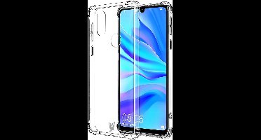 Hoesje geschikt voor Huawei P30 Lite - Anti Shock Proof Siliconen Back Cover Case Hoes Transparant