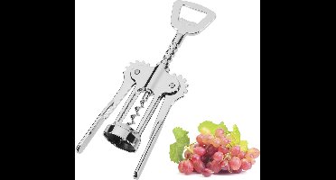 Westmark Pedro Hefboomkurkentrekker - Met Flessenopener - Staal/Zink