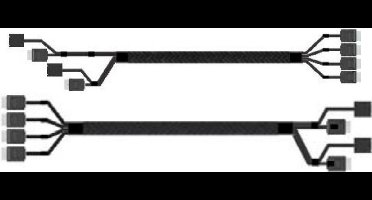 Intel A2U8PSWCXCXK1 tussenstuk voor kabels OCuLink SFF-8611 Zwart