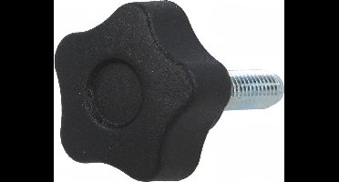 M10 x 20 draadeind met sterknop - diameter 50mm
