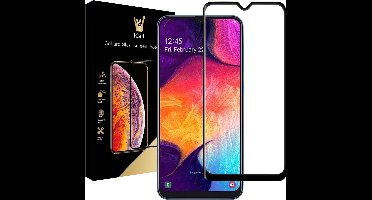 Screenprotector geschikt voor Samsung Galaxy A30s - FullGuard Glas Screen Protector