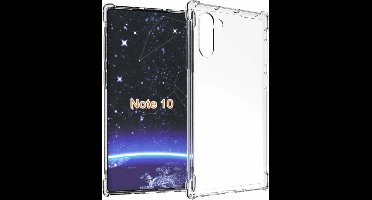 Ntech hoesje Geschikt voorAnti Shock - Samsung Galaxy Note 10 - Transparant