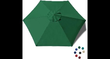 Vervangend doek voor een parasol van 2,7 meter met 6 baleinen - Alleen het doek