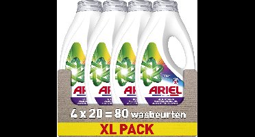 Ariel Wasmiddel Kleur - 4 x 20 Wasbeurten