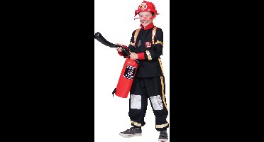 Verkleedkostuum brandweer - Carnaval - Maat 140