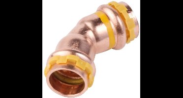 VSH SudoPress Koper Gas Bocht 45° i/i 18 Type SPG5041V, 6674206