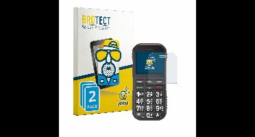 BROTECT - Screenprotector voor Ufferson Seniorenhandy - Folie Beschermfolie matte 2 Stuks