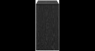 Bureau – Schrijftafel – Thuiskantoor Desk – Modern Bureau – Eigentijds Bureau – Massief Hout – 90 x 37,5 x 75 cm – Zwart Eikenhout