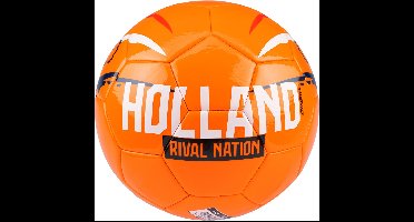 Avento Voetbal Glossy - Euro Triumph - Oranje/Rood - Maat 5 - ⌀ ca. 22 cm