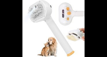 3-in-1 Huisdieren Stoom Kam Brush, Zelfreinigende Stoom Kam voor Honden en Katten, Verloren Haar Verwijderaar met Stoom voor Diepe Reiniging, Huidvriendelijk Hulpmiddel