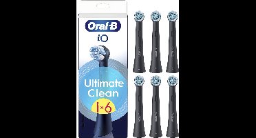 Oral-B iO Ultimate Clean Opzetborstels - Zwart - 6 Stuks - Origineel
