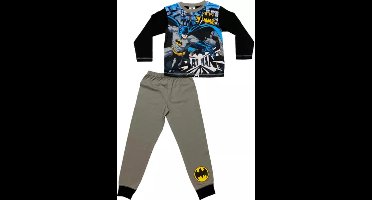 Batman pyjama - Grijs - Maat 110/116 - Bat-Man Jongenspyjama