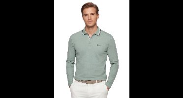 Hugo Boss polo lange mouw groen