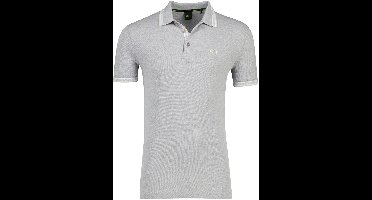 Hugo Boss polo lange mouw grijs
