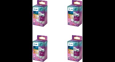 Philips Voordeelverpakking - GU10 - SceneSwitch - LED Spotlamp - 50W - Warmwit Licht - Set van 4 Stuks