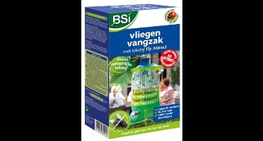 BSI Fly Attract Vliegenvangzak - Effectieve Insectenval - Met gratis cheatsheet