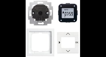 Busch-Jaeger Jalousie-Compact-Timer complete set 2-voudig studiowit - future® linear (6422 UJ-84), 2CKA006410A0413