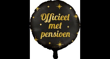 Classy party foil balloons - Ofiicieel met Pensioen