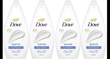 Dove - Douchegel - Sulfaatvrij - Hydrate - Zachte Huid - Droge Huid Verzachten - Mild Reinigen - 4x 250 ml