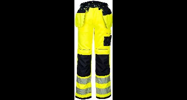 Portwest PW3 Hi-Vis Werkbroek met Holster Pockets T501 - Geel/Zwart - 28