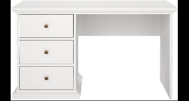 Giga Living Bureau Paris - Wit - 130x60x75cm