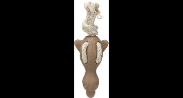 FLAMINGO - SPEELGOED WILGA EEND MET TOUW BRUIN 27x9,8x6,5CM