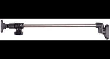 Luikuitzetter rvs 340-590mm met knop