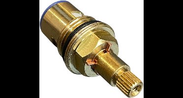 Sanivesk Kraanbovendeel Keramisch 1/2 Blauw