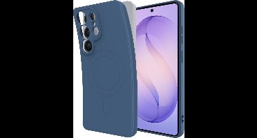 Just in Case hoesje geschikt voor Samsung Galaxy S26 Ultra Hoesje geschikt voor MagSafe - Color Backcover - Blauw