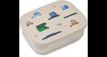 Liewood Lunchtrommel RVS Arthur Cars Sandy