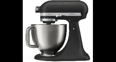 KitchenAid Artisan Plus 5KSM50PKVEBK Keukenmachine - 4,7 Liter - 325W - Kantelbare Motorkop - Gietijzer Zwart (Cast Iron Black)