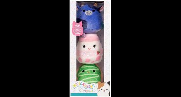 Squishmallows pluche knuffel set Micromallows 3-delig verzamelfiguur.