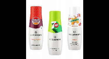 SodaStream Serie - Frisdrank Concentraten Set - Schwip Schwap - 7up Free - Mirinda Zero