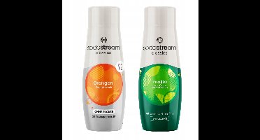 SodaStream Orange Zero en Mojito - Syrop Set - Zonder Suiker - 2 Smaken