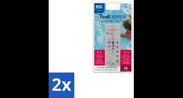 BSI – PoolStrip 9-in-1 – Water Teststrips – 25 Strips - Voordeelverpakking - 2 stuks