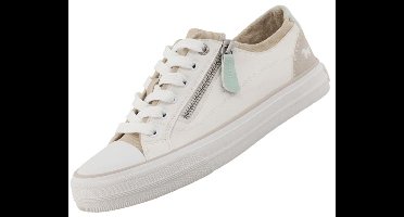 Mustang dames sportschoenen wit/beige
