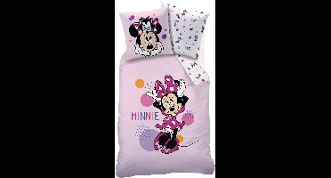 Disney Minnie Mouse Dekbedovertrek Jolie - 140 x 200 + 63 x 63 cm - Katoen