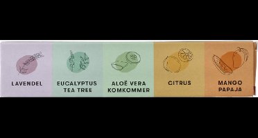 Shampoo Bars proefpakket | SLS- & SLES-vrij | Dierproefvrij | Plasticvrij | Crueltyfree | Ideaal voor droog haar | Zeer geschikt voor een droge hoofdhuid | 100% biologisch afbreekbare verpakking - shampoobar