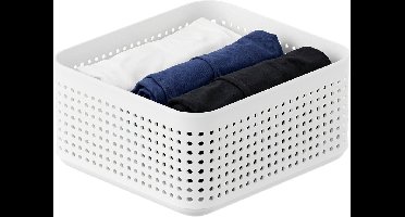 Rotho WOP kledingkast organizer - mand M - wit