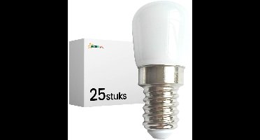 Spectrum LED Miniatuur Lamp E14 1.5W - 230V - 140 Lumen - 3000K Warm wit - Gezellig licht - Energiezuinig - 25 stuks