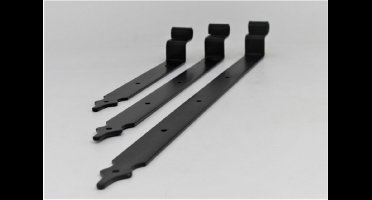 Zwarte duimheng rustica met knik