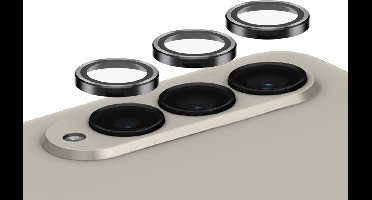 PanzerGlass Optical Hoop Rings Geschikt voor Samsung Galaxy Z Fold 5 - Camera Lens Protector Glas - Schokbestendig - Krasbestendig - met Applicator - Zwart